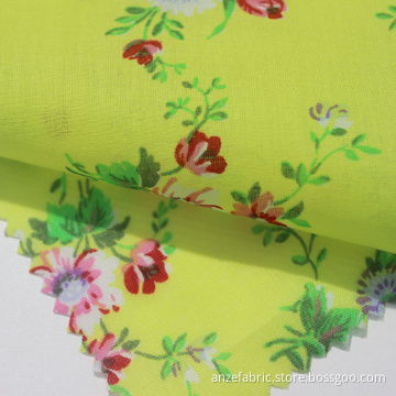 Custom digital printed floral 100 cotton voile fabric